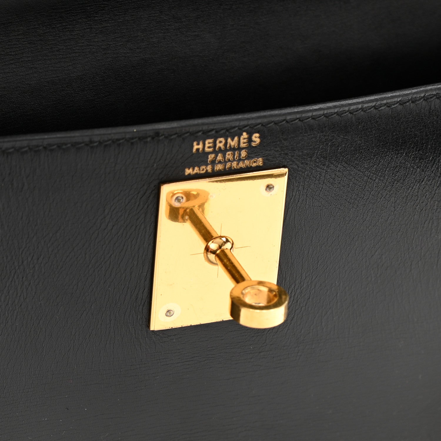Hermes Box Kelly Retourne 28 Black 5 of 10