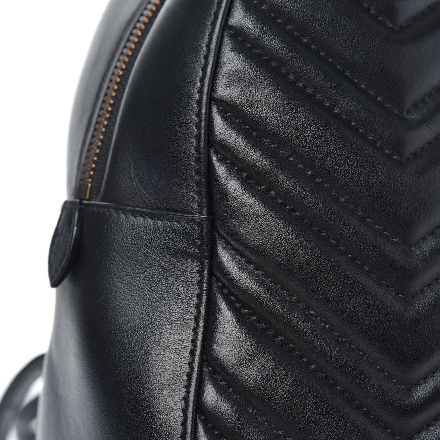 Calfskin Matelasse GG Marmont Backpack Black