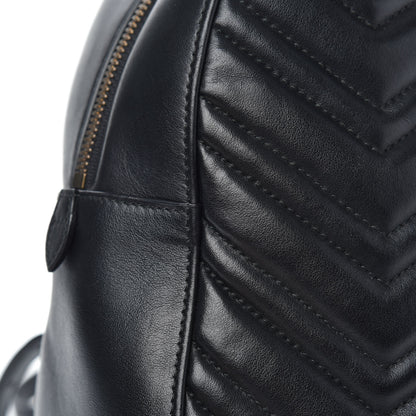 Gucci Calfskin Matelasse GG Marmont Backpack Black 11 of 11