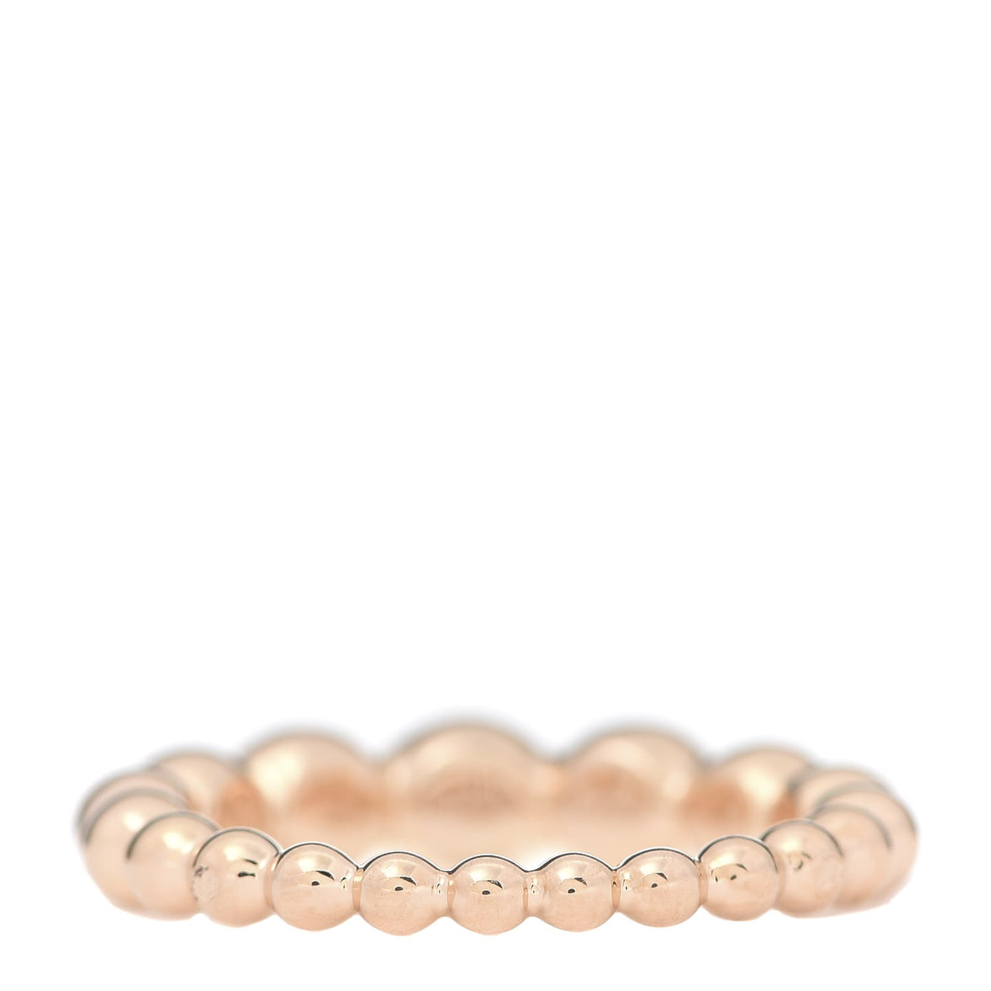 18K Rose Gold Perlee Pearls of Gold Variation Ring 53 6.5
