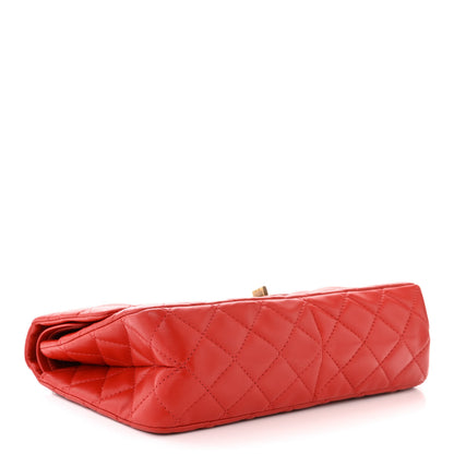 Chanel Lambskin Quilted 2.55 Reissue 226 Flap Red 4 of 11