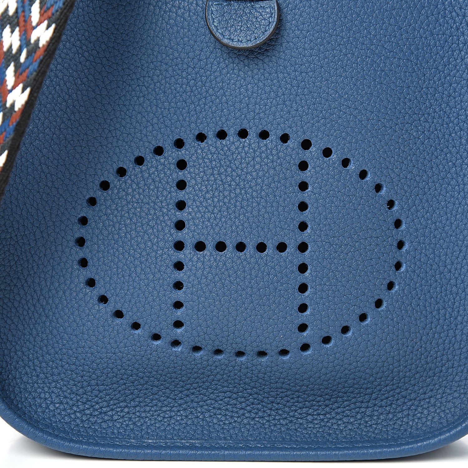 Hermes Taurillon Maurice Zigzag Evelyne TPM Deep Bleu Bleu Zellige Indigo Black 7 of 10