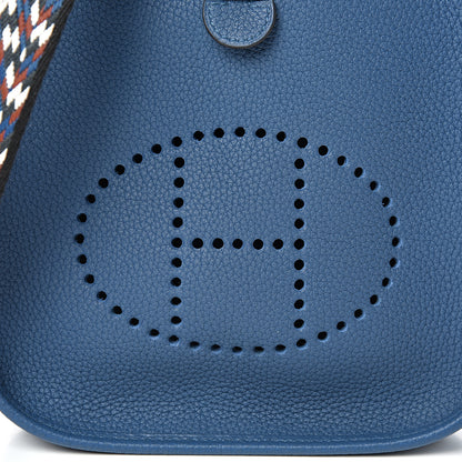 Hermes Taurillon Maurice Zigzag Evelyne TPM Deep Bleu Bleu Zellige Indigo Black 7 of 10