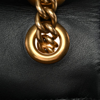 Gucci Calfskin Matelasse Small GG Marmont Shoulder Bag Black 11 of 11