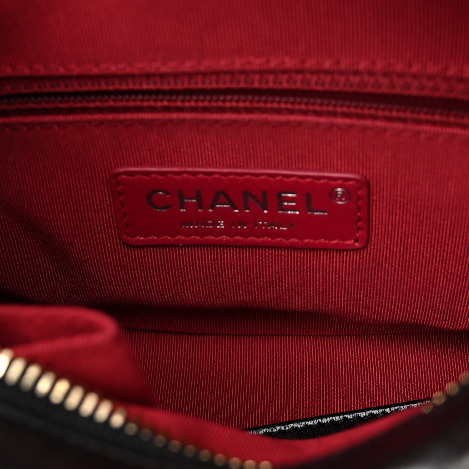 Chanel Aged Calfskin Quilted Small Gabrielle Hobo Black 6 of 10