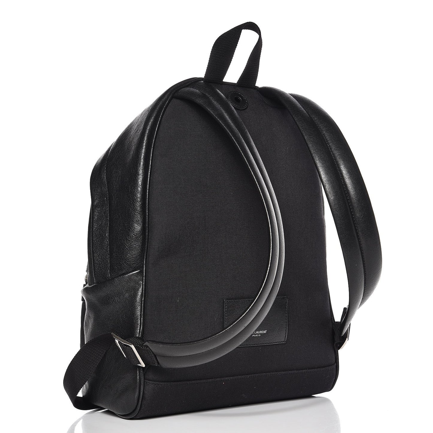 Sheepskin Mini Love Appliqué City Backpack Black