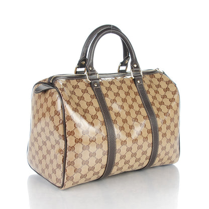 Gucci Crystal Monogram Medium Joy Boston Dark Brown 4 of 10