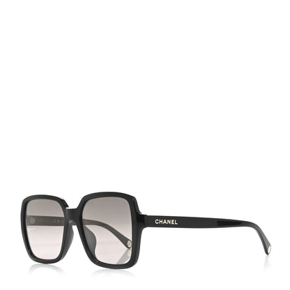 Chanel Acetate Square Sunglasses 5505-A Black 1 of 8