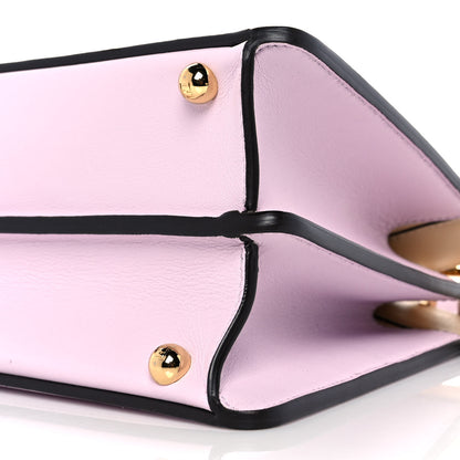 Fendi Vitello Seta Shiny Nappa Dancing Girls Inlay Small Peekaboo I SEE U Satchel Anemone Multicolor 8 of 8