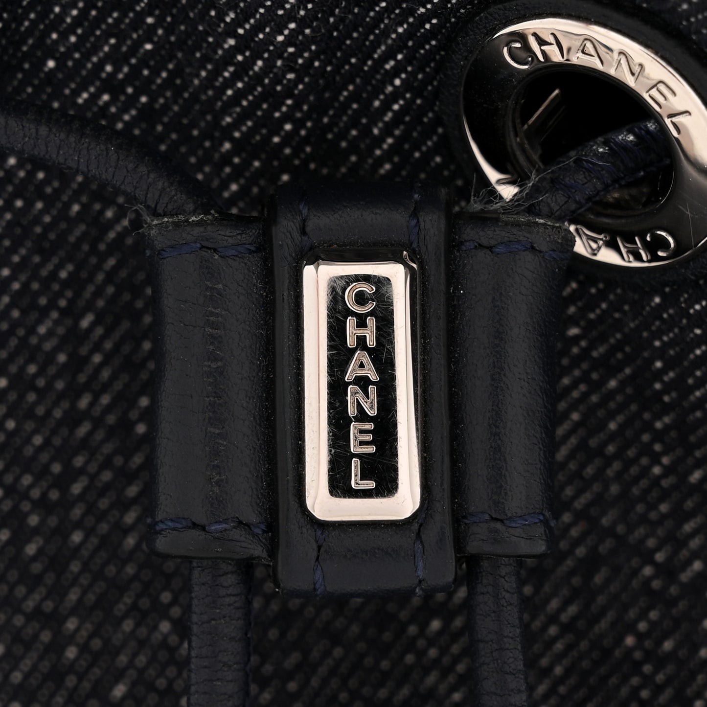 Canvas Large Deauville Backpack Denim Blue