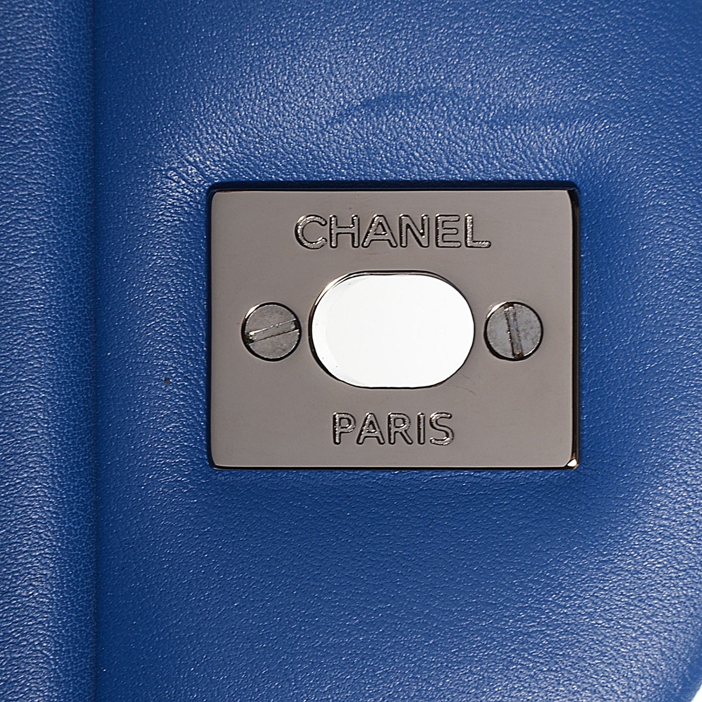 Patent Jumbo Double Flap Blue