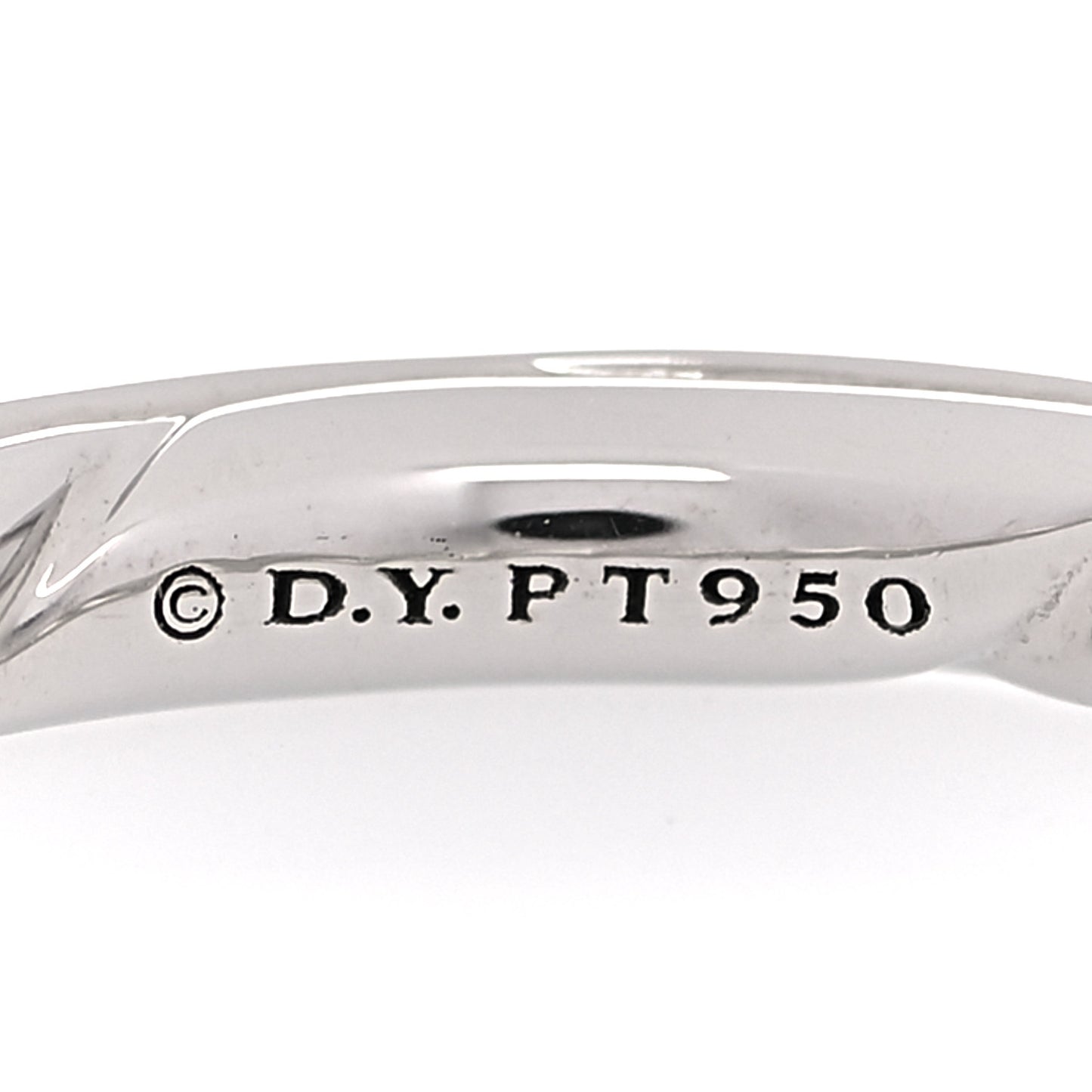 Platinum 2.5mm Eden Smooth Wedding Band Ring 45 3.25