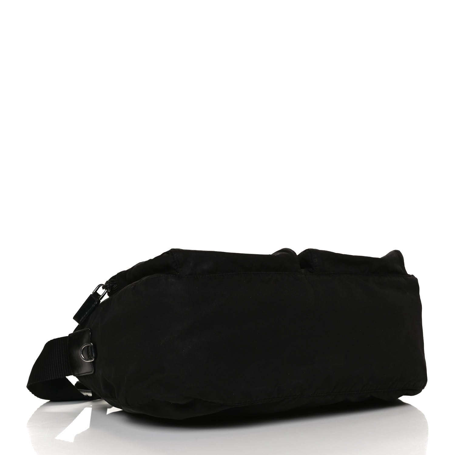 Prada Nylon Vela Messenger Bag Black 3 of 14