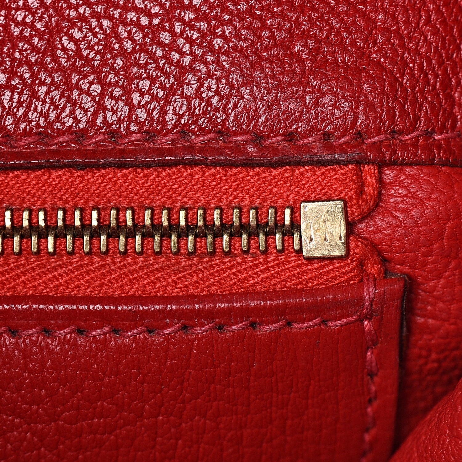 Hermes Chevre De Coromandel Kelly Retourne 35 Rouge Vif 11 of 32