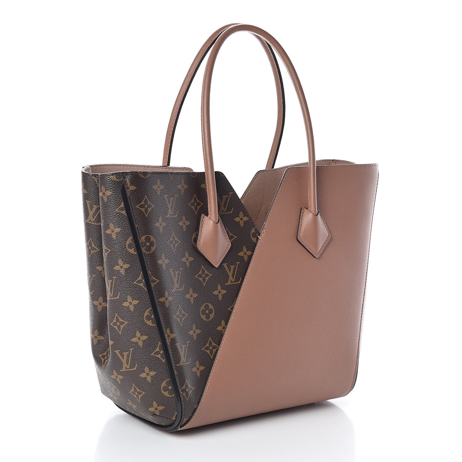 Louis Vuitton Calfskin Monogram Kimono Tote Bois de Rose 3 of 8