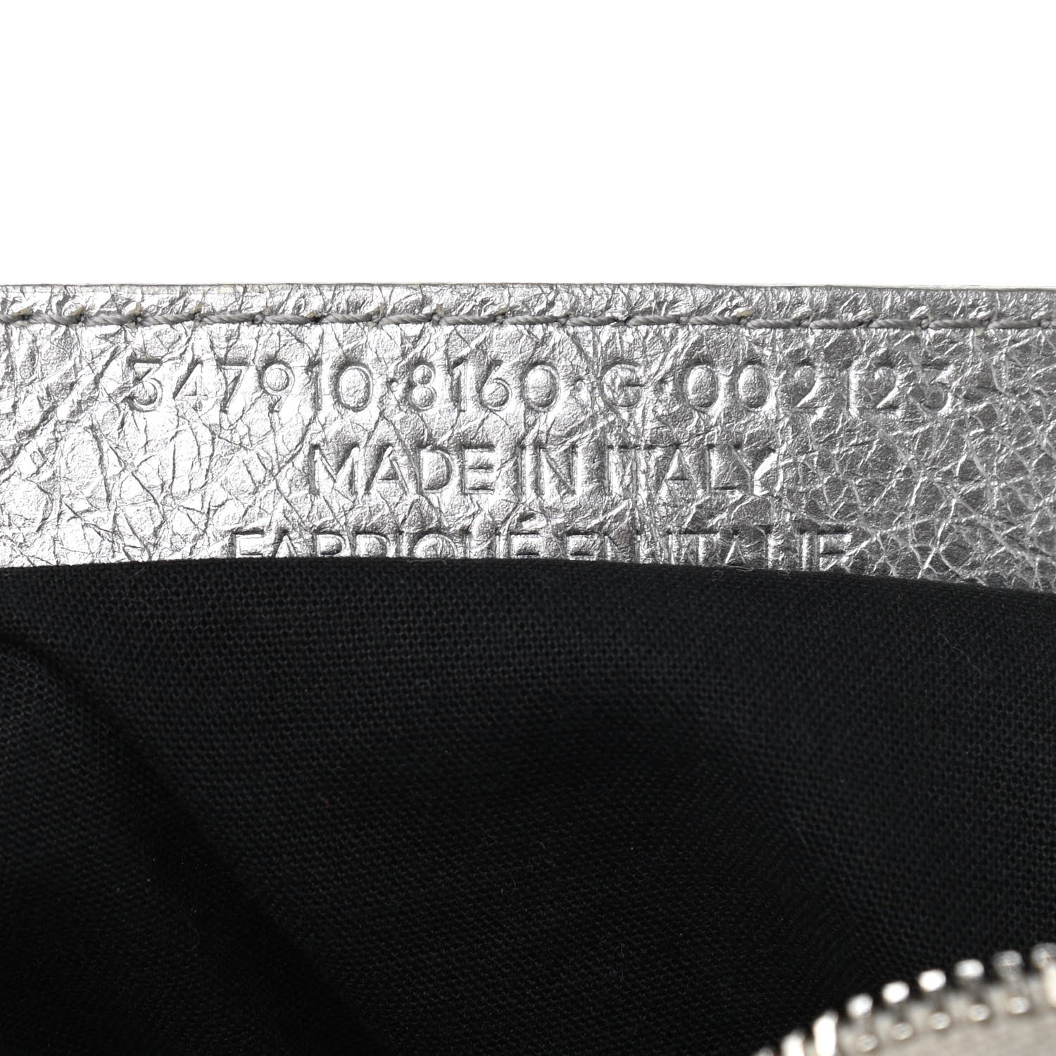 Balenciaga Metallic Agneau Giant 12 Silver Hardware Traveler Convertible Backpack Gris Aluminum 11 of 12