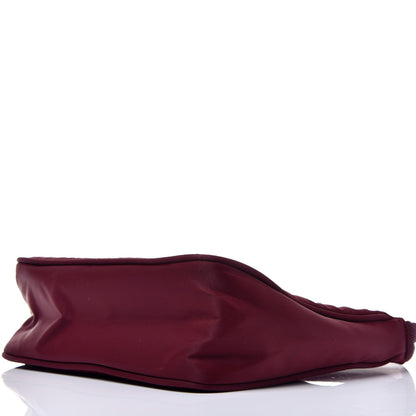 Prada Nylon Vela Shoulder Bag Granato 9 of 9