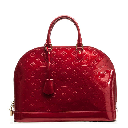 Louis Vuitton Vernis Alma GM Pomme D'Amour 10 of 18