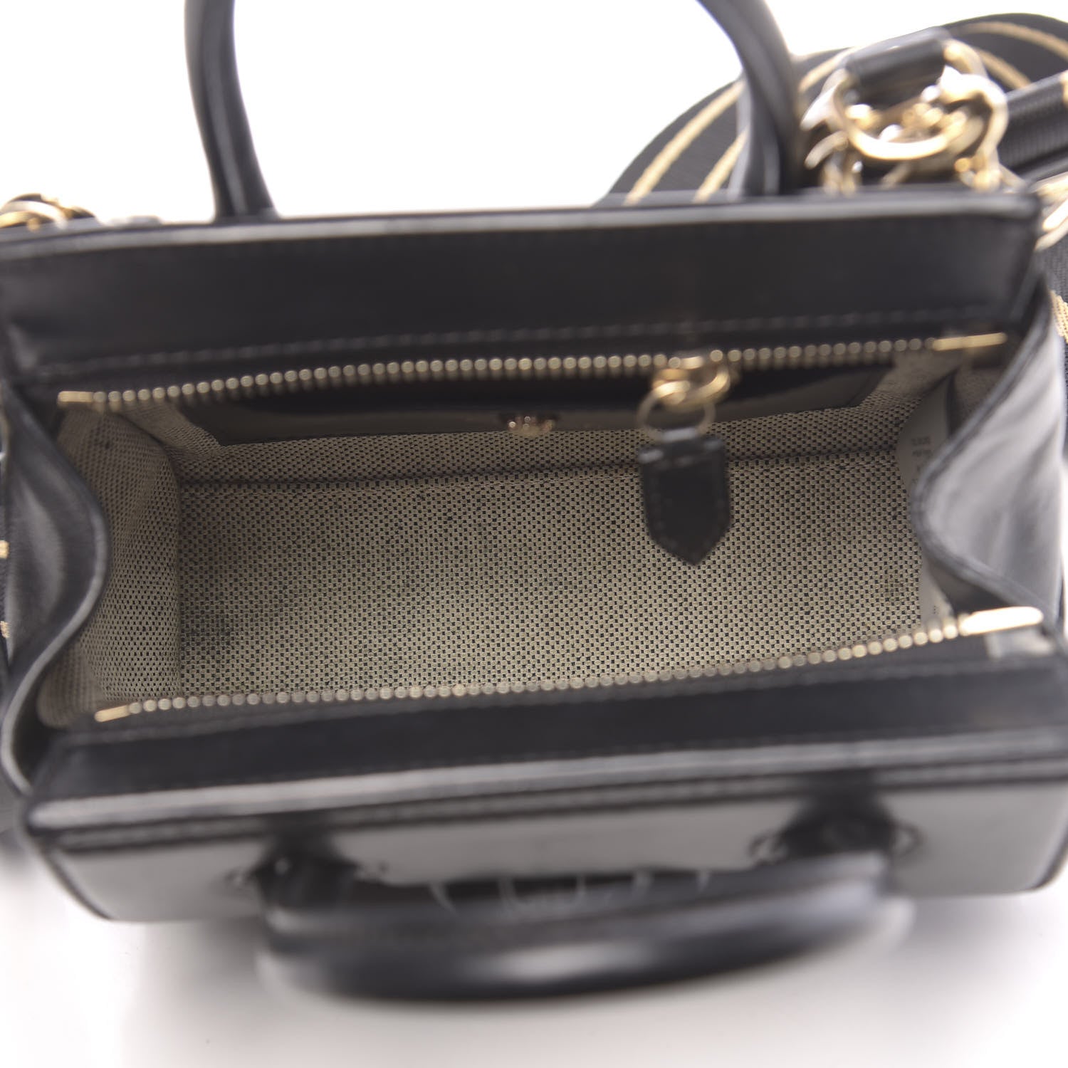 Versace Calfskin Small Palazzo Empire Bag Black 4 of 9