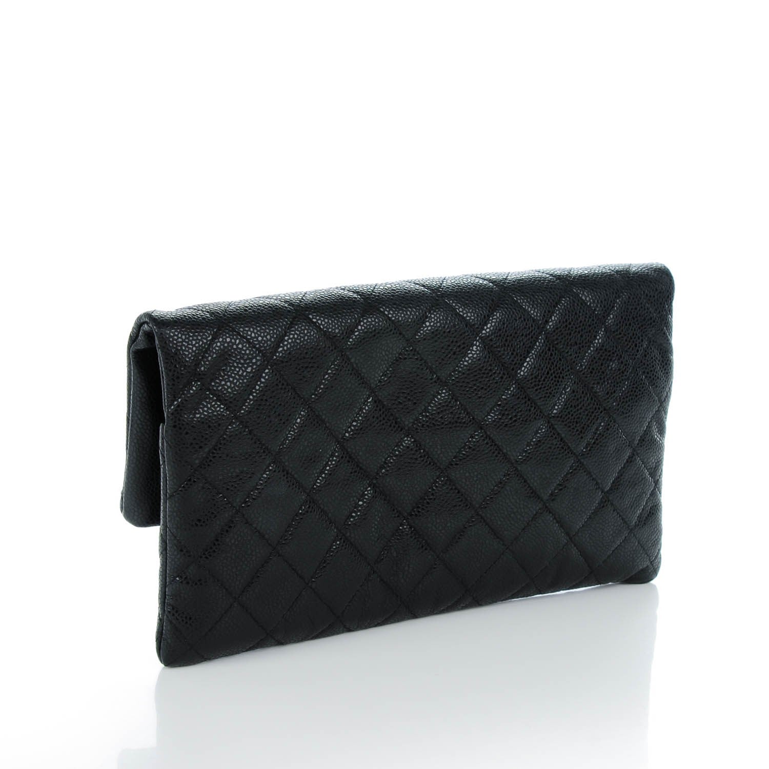 Chanel Caviar Quilted CC Beauty Clutch Black 3 of 7