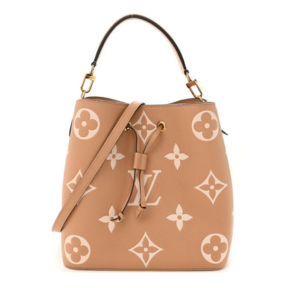 Louis Vuitton Empreinte Monogram Giant Neonoe MM Arizona Beige 3 of 13