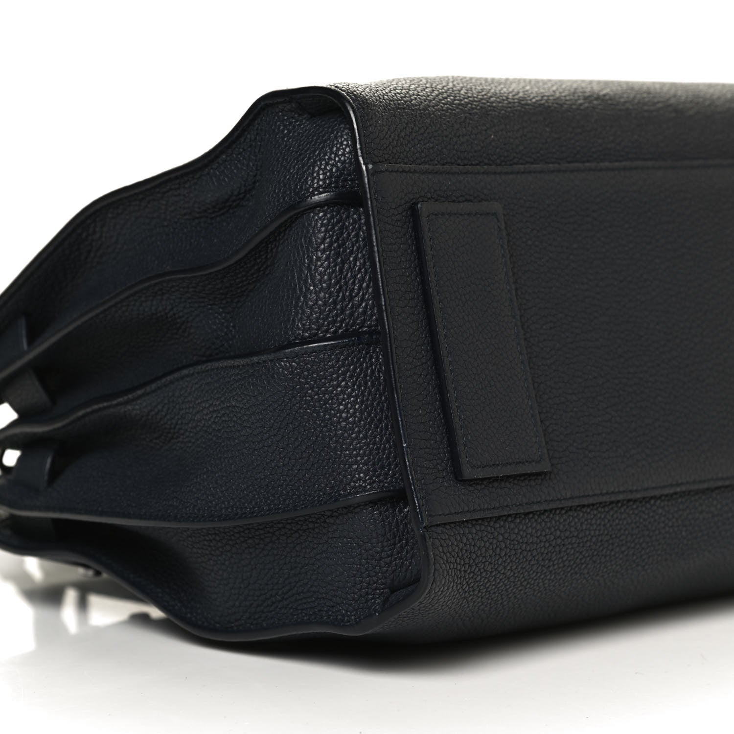 Saint Laurent Grained Calfskin Small Supple Sac De Jour Navy 9 of 13