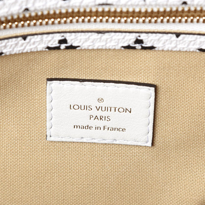 Louis Vuitton Monogram Giant Keepall Bandouliere 50 Kaki Beige 9 of 10