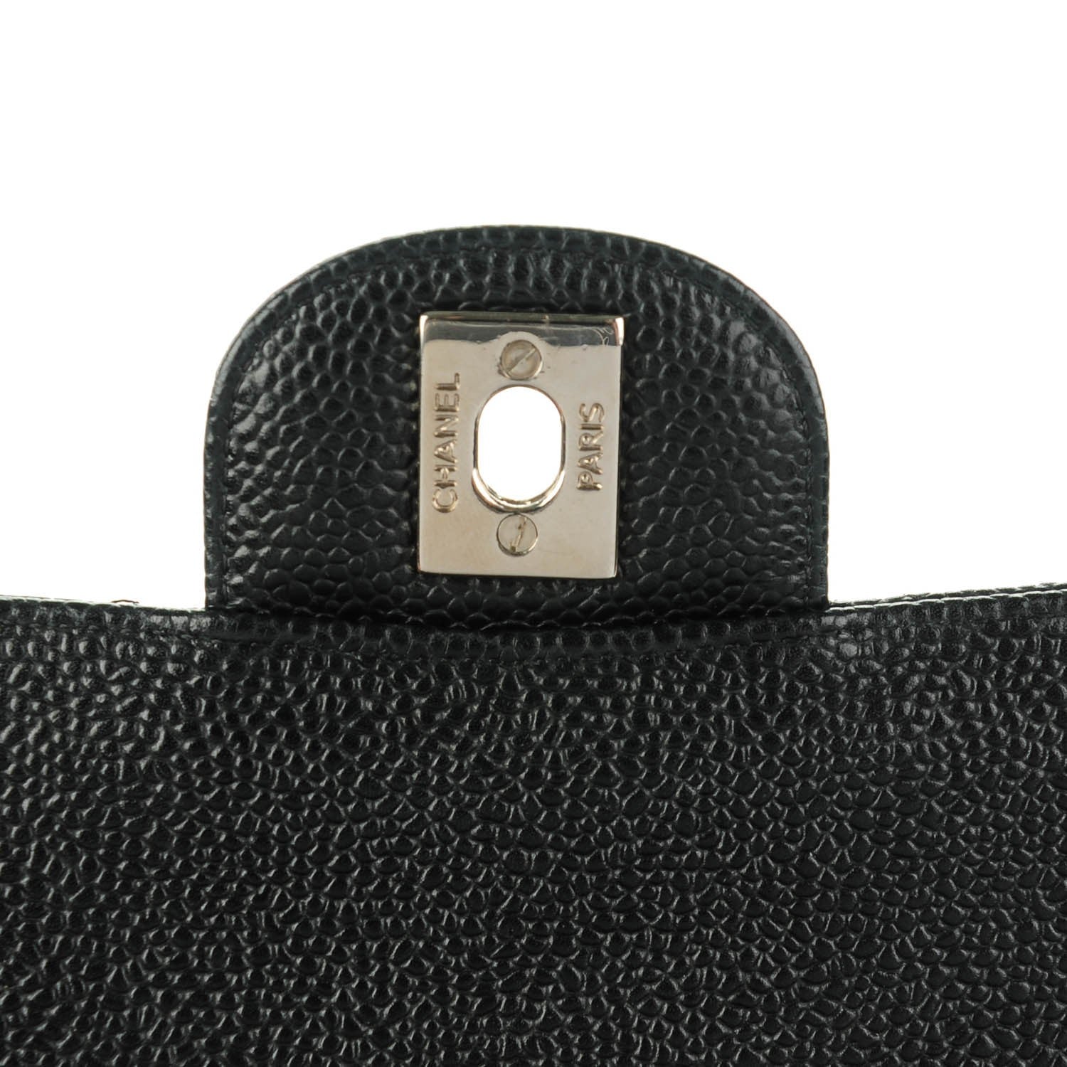 Chanel Caviar Quilted Medium Double Flap Black 7 of 8