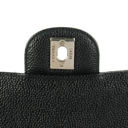 Chanel Caviar Quilted Medium Double Flap Black 7 of 8