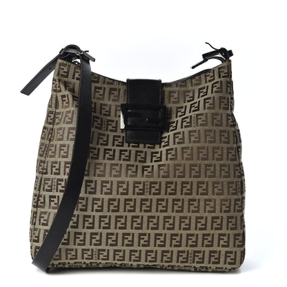 Fendi Zucchino Shoulder Bag Tobacco 1 of 8