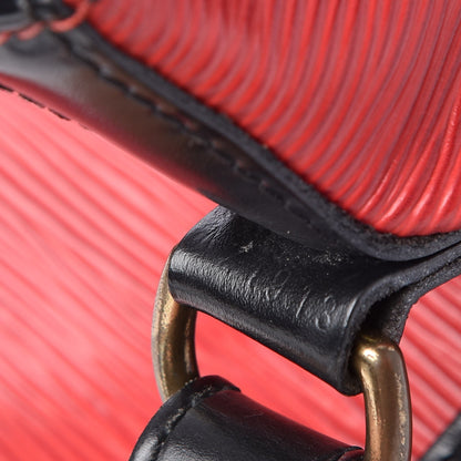 Louis Vuitton Epi Petit Bi-Color Noe Castillan Red Black 6 of 12