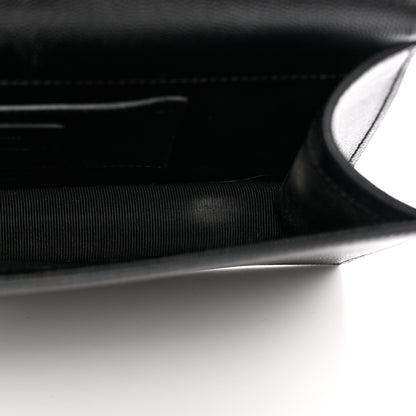 Saint Laurent Grain De Poudre Classic Monogram Kate Clutch Black 8 of 11