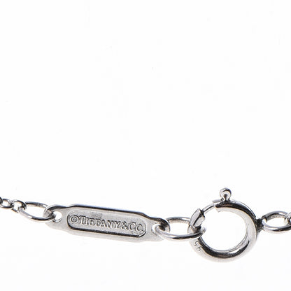 Tiffany Platinum Diamond Open Circle Pendant Necklace 6 of 8