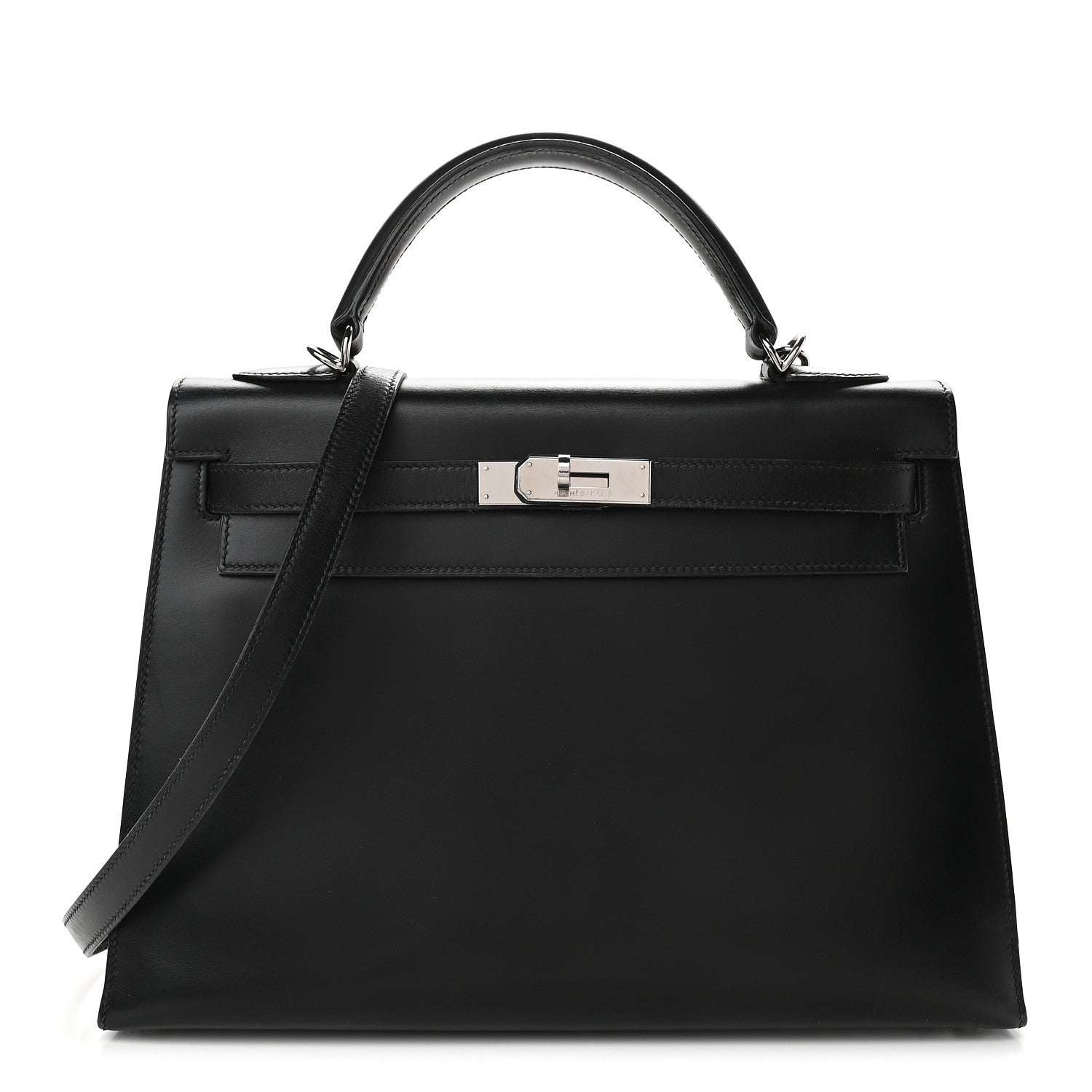 Hermes Chamonix Kelly Sellier 32 Black 1 of 10