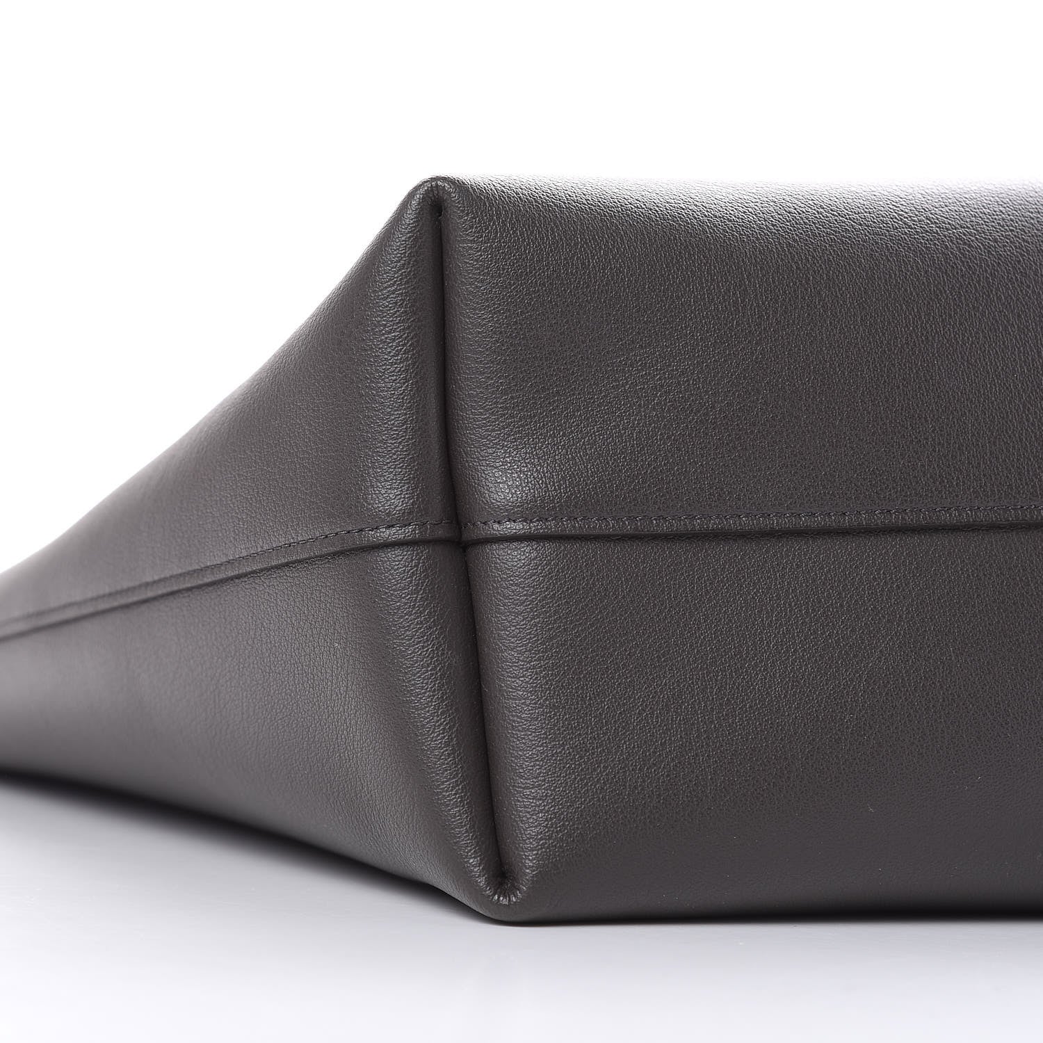 Saint Laurent Calfskin Large Shopping Tote Asphalt 9 of 11