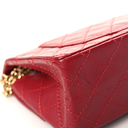 Chanel Aged Calfskin Quilted 2.55 Reissue Mini Flap Red 11 of 13