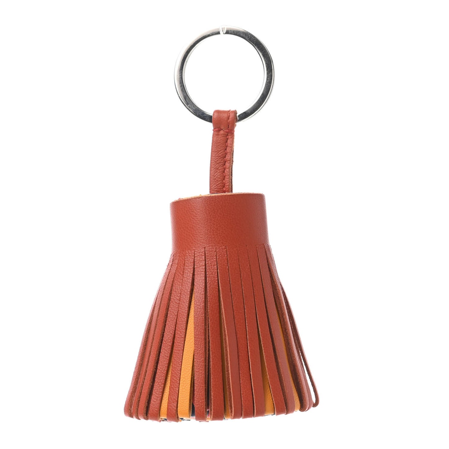 Lambskin Carmen Tassel Key Holder Cornaline Jaune D'Or Bleu Orange Pale Rose Rouge