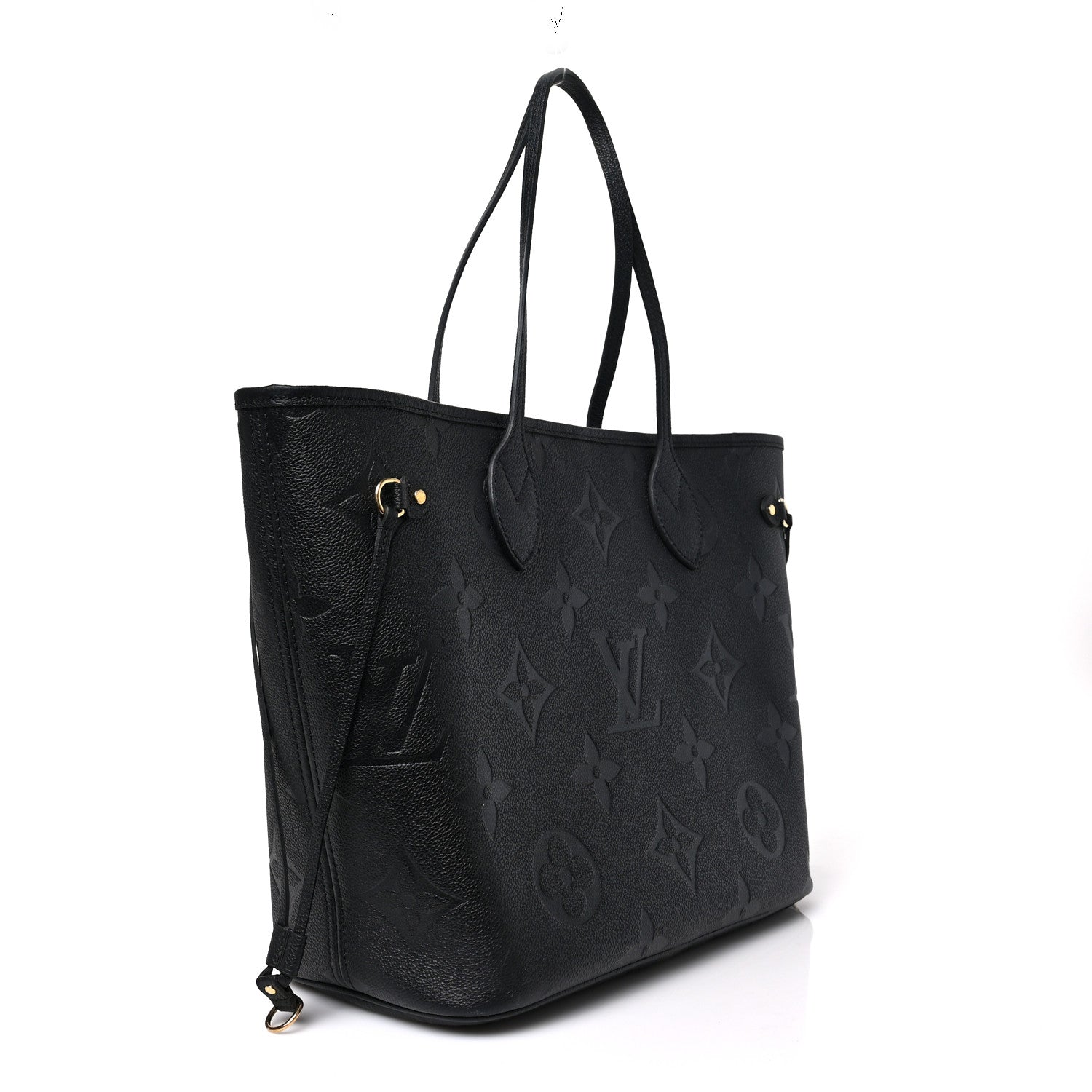 Louis Vuitton Empreinte Monogram Giant Neverfull MM Black 3 of 10