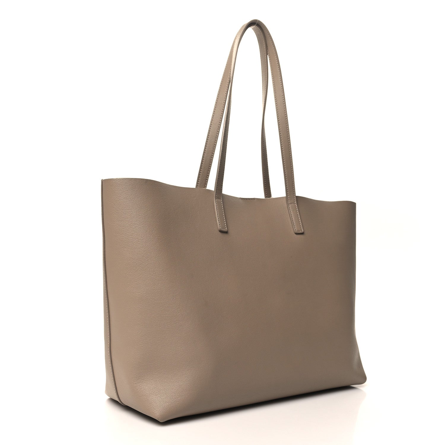 Saint Laurent Calfskin Large Shopping Tote Dark Beige 3 of 11