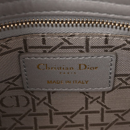 Christian Dior Metallic Lambskin Cannage Mini Lady Dior Grey 5 of 8