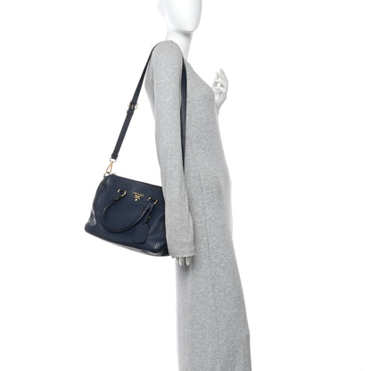 Prada Vitello Phenix Bauletto Baltico 2 of 10