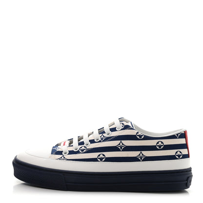 Louis Vuitton Canvas Escale Stellar Sneakers 37 Blue 1 of 8