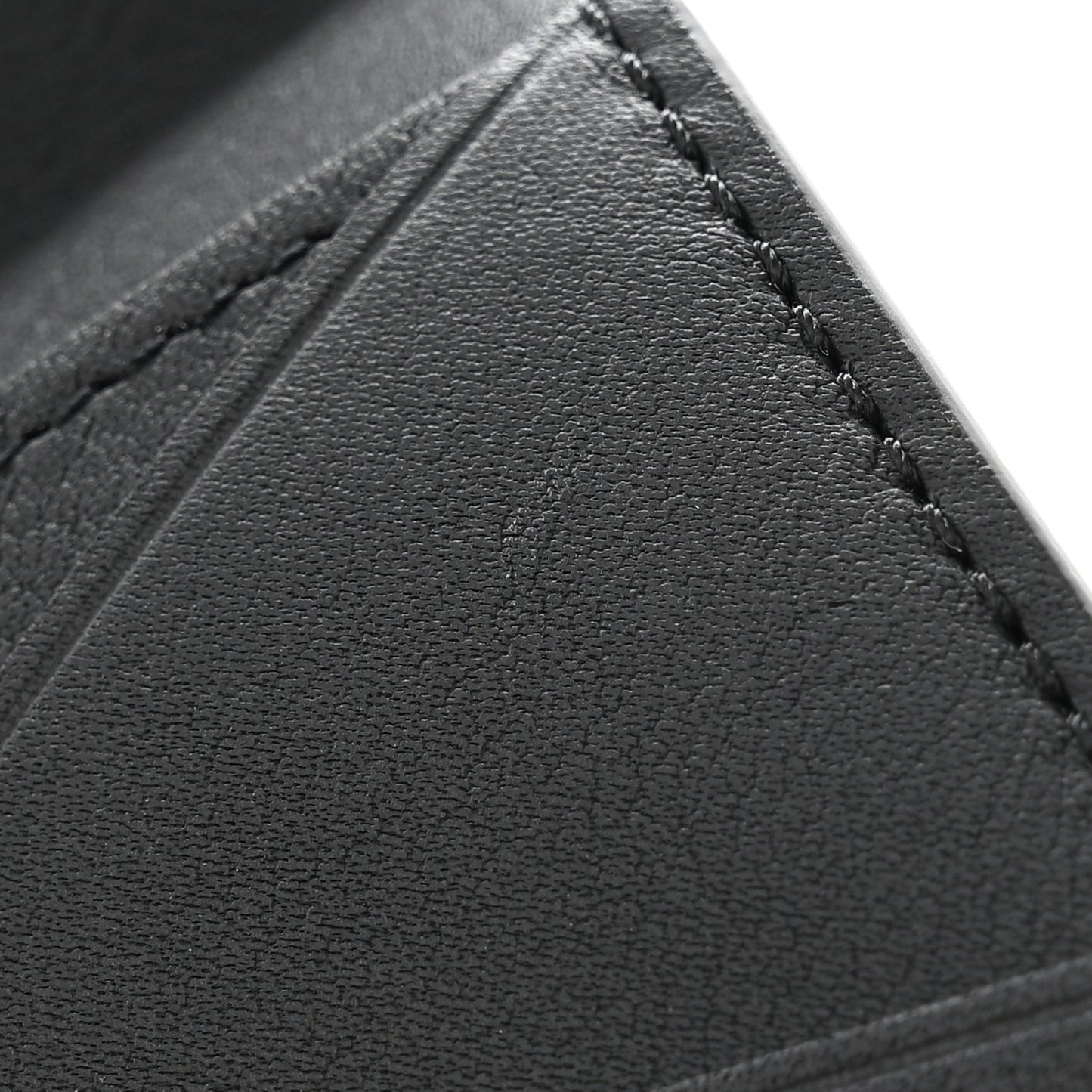 Faded Calfskin Monogram Pocket Organizer Charcoal