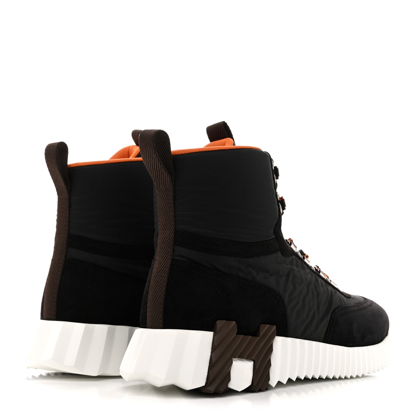 Suede Goatskin Nylon Klimb Sneakers 38 Black