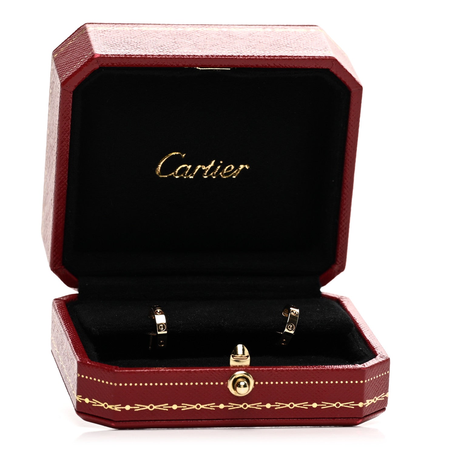 Cartier 18K Yellow Gold Small LOVE Hoop Earrings 5 of 5