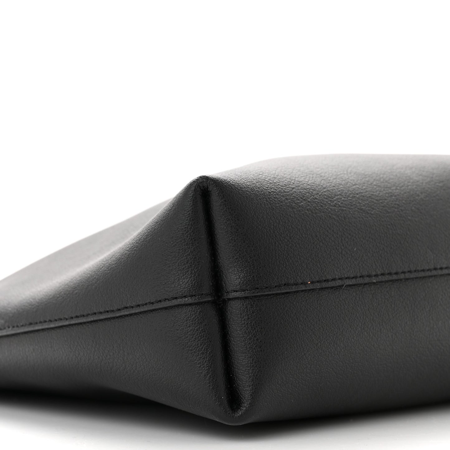 Calfskin Toy Shopping Tote Black