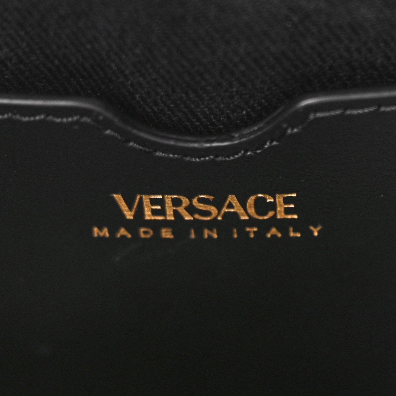 Versace Calfskin Cotton Floral Printed La Medusa Mini Book Tote Black Water Lily 6 of 8