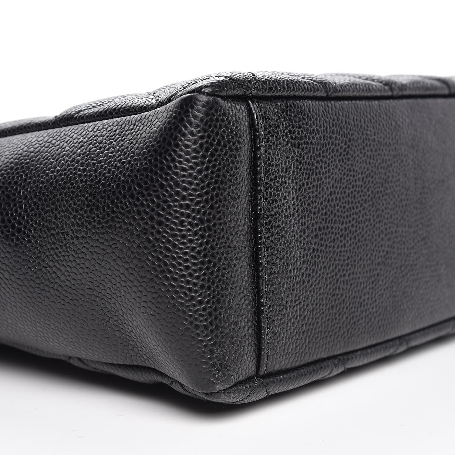 Chanel Caviar Quilted Petit Shopping Tote PST Black 8 of 9