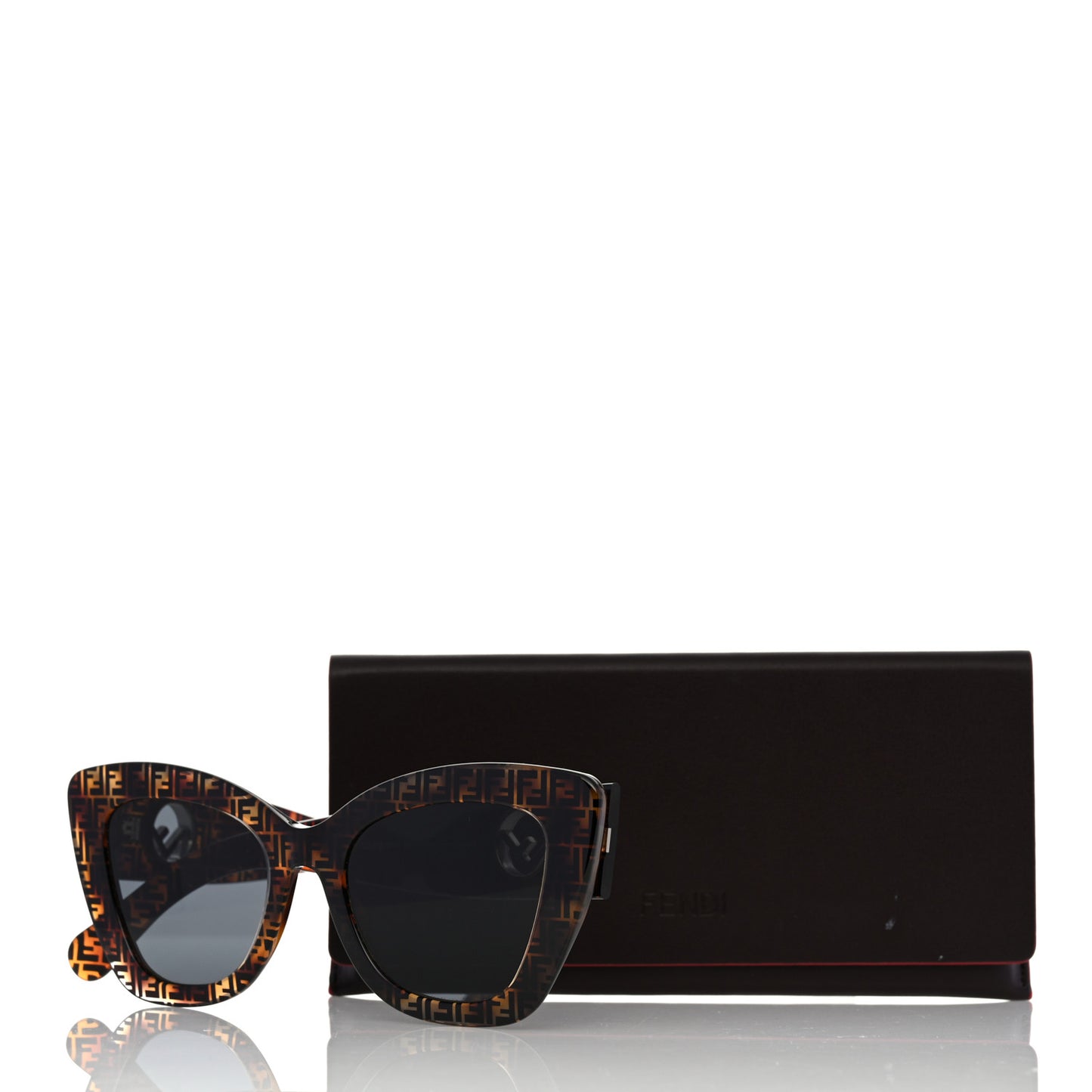 Acetate F is Fendi FF 51mm Cat Eye Sunglasses 0327/S Tortoise Camouflage