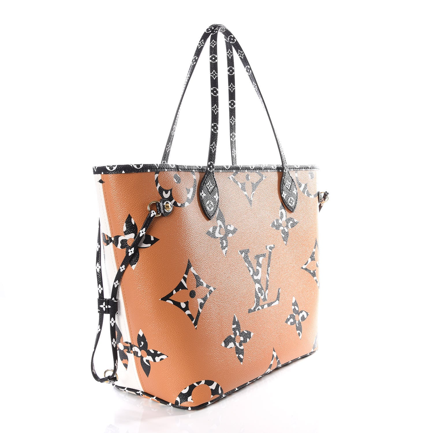 Louis Vuitton Monogram Giant Jungle Neverfull MM Ivory 2 of 13